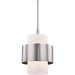 Corinth Pendant by Hudson Valley. Made from steel in a modern style.