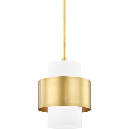 Corinth Pendant by Hudson Valley. Made from steel in a modern style.
