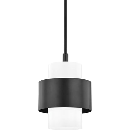 Corinth Pendant by Hudson Valley. Made from steel in a modern style.
