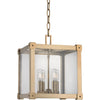 Aged Brass / 10.50" x 11.5", Clear
