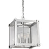 Polished Nickel / 10.50" x 11.5", Clear