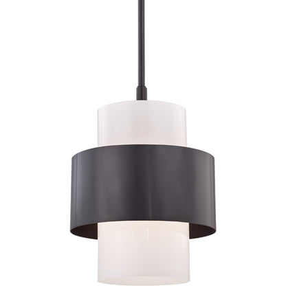 Corinth Pendant by Hudson Valley. Made from steel in a modern style.