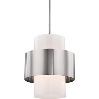 Corinth Pendant by Hudson Valley. Made from steel in a modern style.