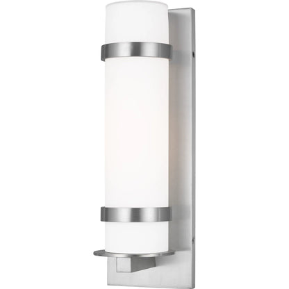 Alban Medium Round One Light Outdoor Wall Lantern by Visual Comfort & Co.. Made from aluminum in a modern style.