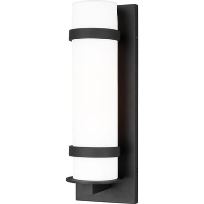 Alban Medium Round One Light Outdoor Wall Lantern by Visual Comfort & Co.. Made from aluminum in a modern style.