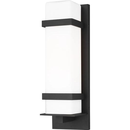 Alban Medium One Light Outdoor Wall Lantern by Visual Comfort & Co.. Made from aluminum in a unique style.