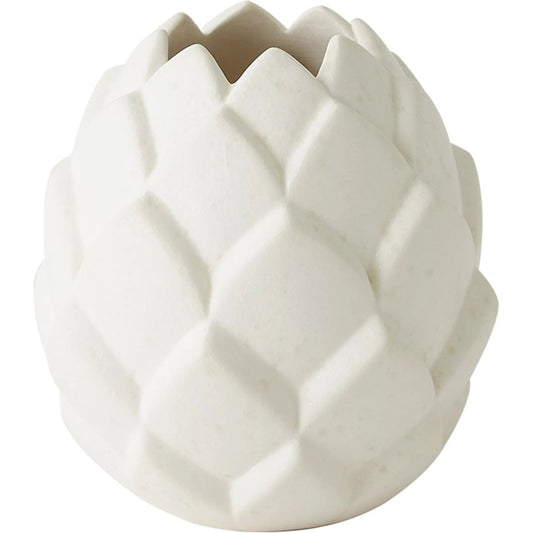 Artichaut Vase by Global Views in white. Made from unique in a modern style.