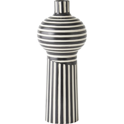 Colbert Vase by Global Views in white. Made from unique in a eclectic & global style.