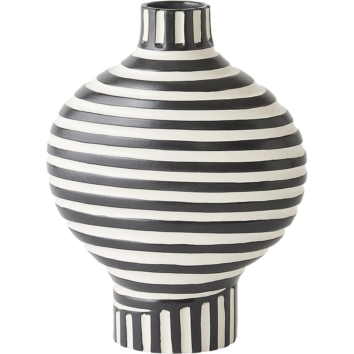 027 SI-2323307 | Primary Silo | Colbert Vase by Global Views in white. Made from unique in a eclectic & global style.