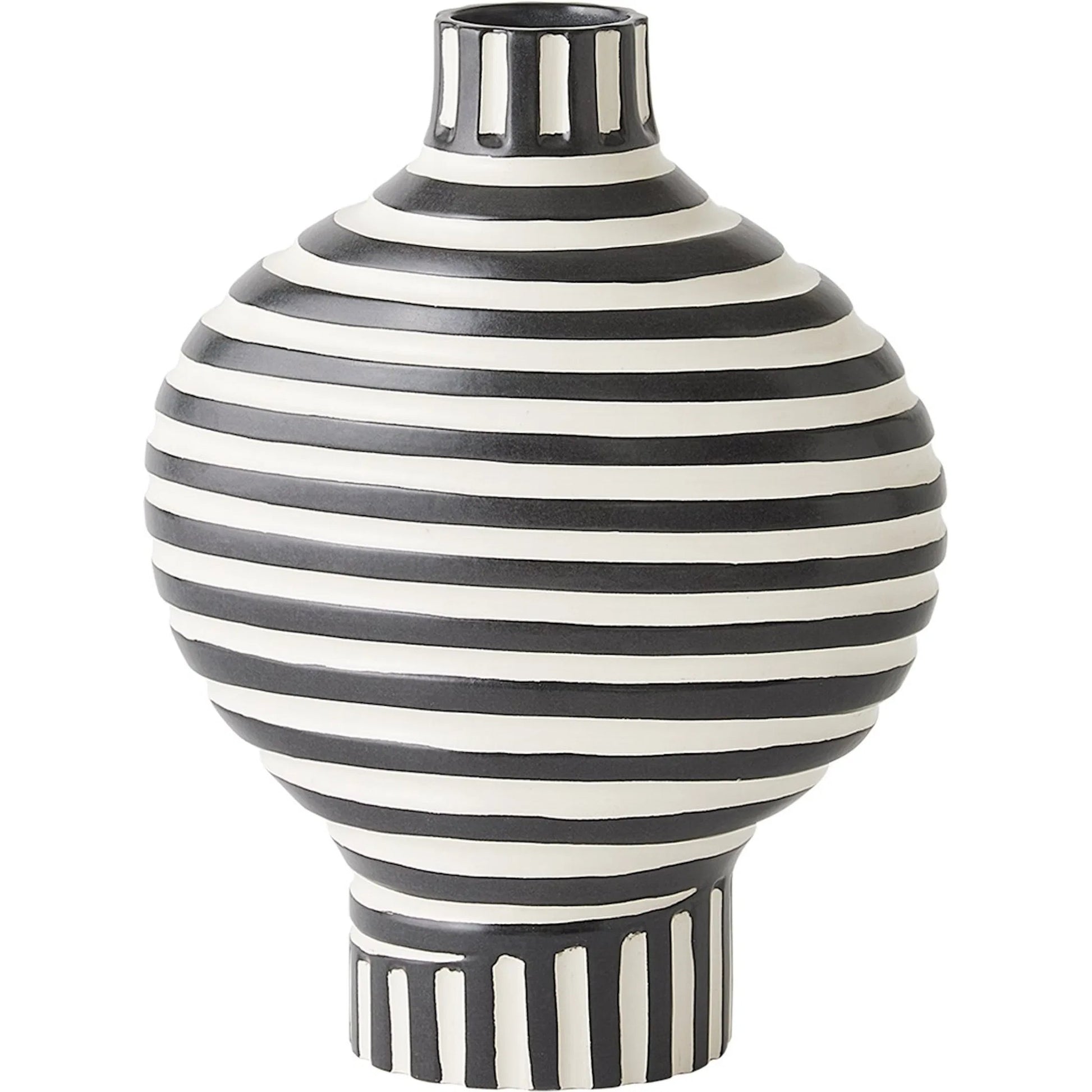 Colbert Vase by Global Views in white. Made from unique in a eclectic & global style.