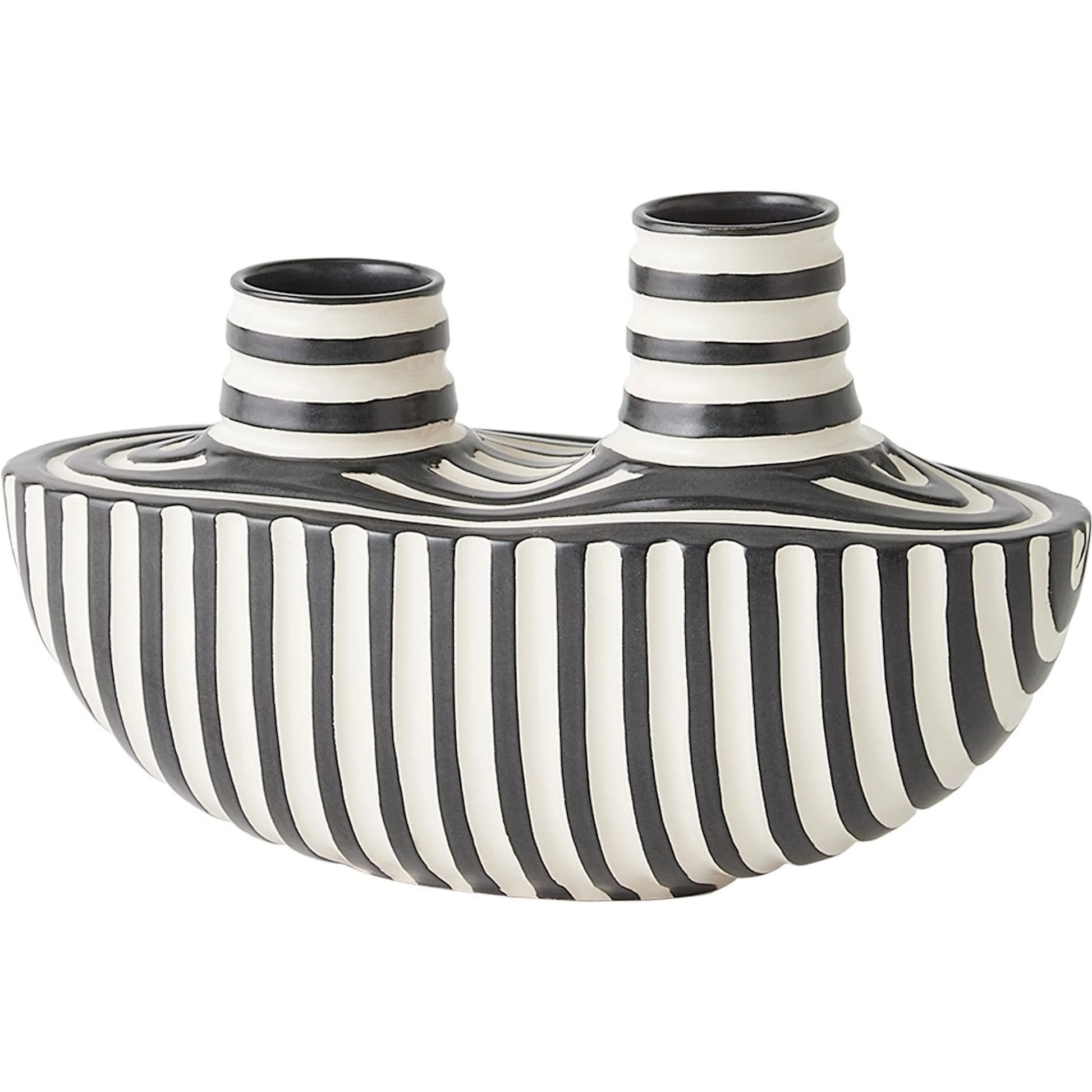Colbert Vase by Global Views in white. Made from unique in a eclectic & global style.