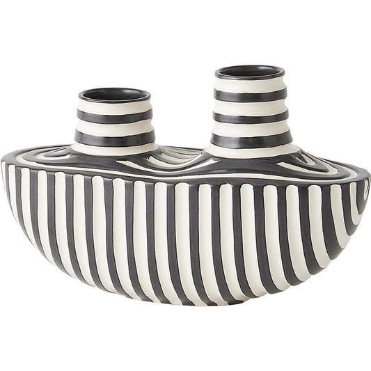 Colbert Vase by Global Views in white. Made from unique in a unique style.