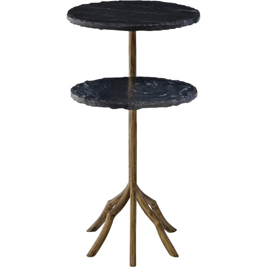 Veronica Side Table by Maitland-Smith in polished. Made from unique in a unique style.