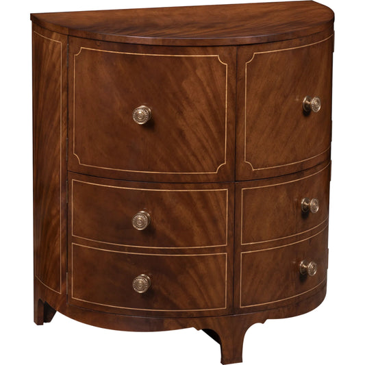 Kingsley Liquor Cabinet by Maitland-Smith in polished. Made from unique in a unique style.