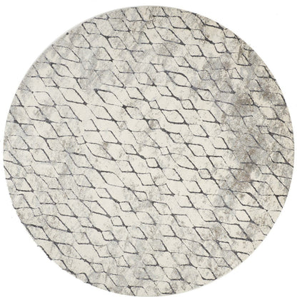 Kano Transitional Diamond Rug - 3872F by Feizy in ivory, gray, taupe. Made from polypropylene, polyester in a unique style.