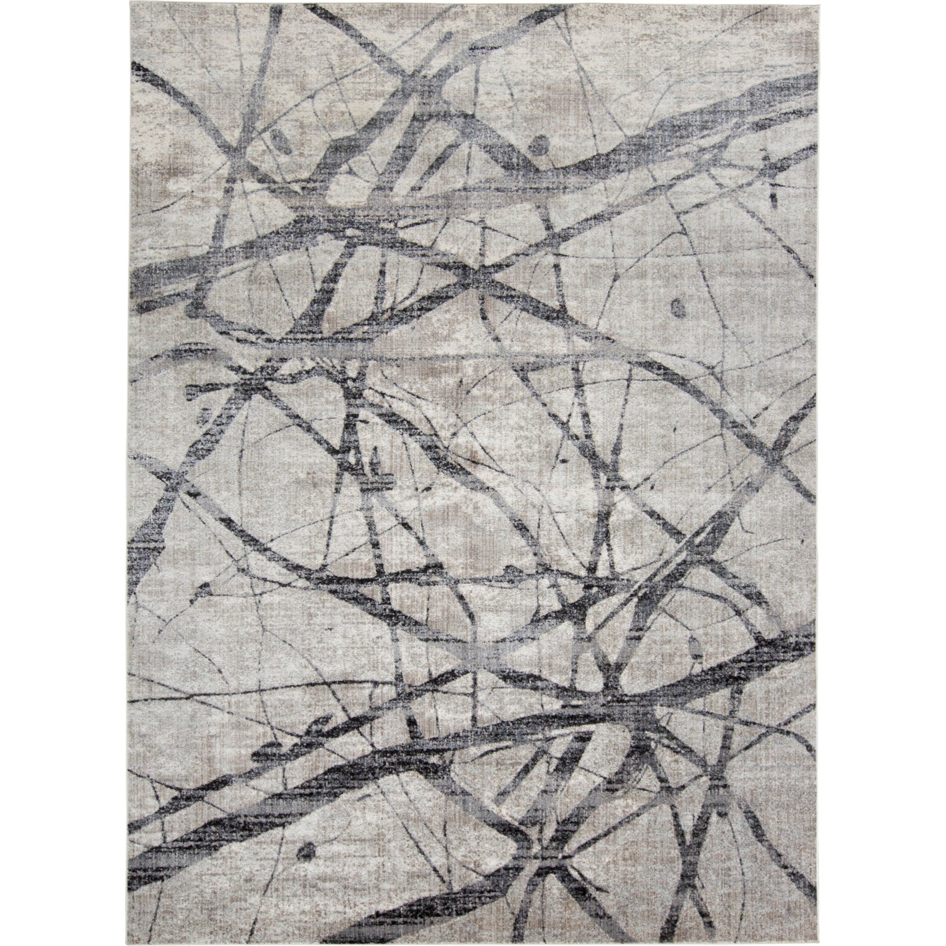 Kano Transitional Rug - 3877F by Feizy in taupe, gray, ivory. Made from polypropylene, polyester in a unique style.