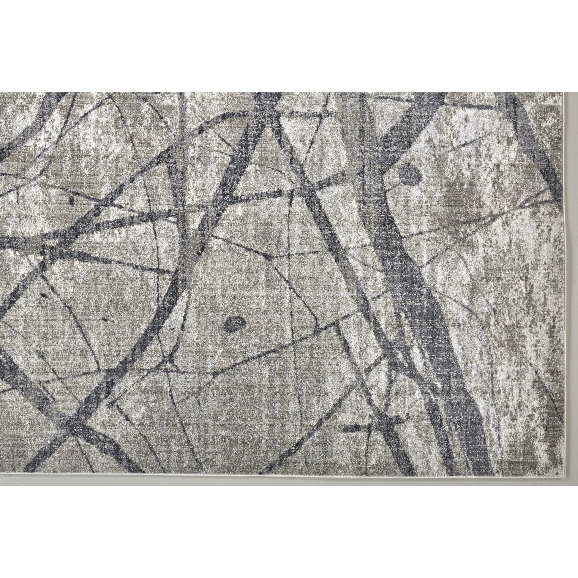 Kano Transitional Rug - 3877F by Feizy in taupe, gray, ivory. Made from polypropylene, polyester in a unique style.