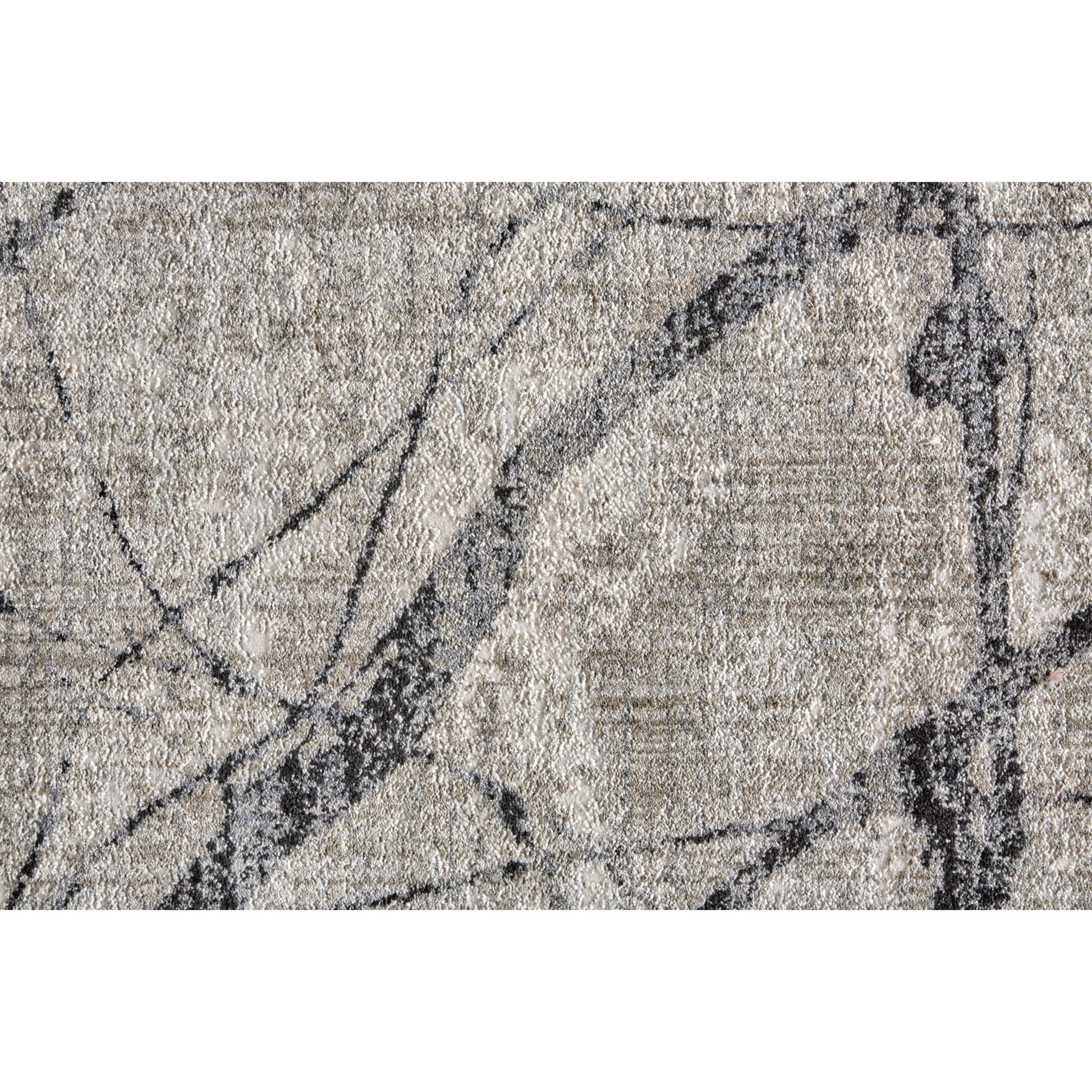 Kano Transitional Rug - 3877F by Feizy in taupe, gray, ivory. Made from polypropylene, polyester in a unique style.