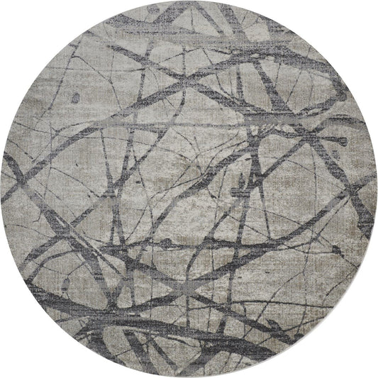 Kano Transitional Rug - 3877F by Feizy in taupe, gray, ivory. Made from polypropylene, polyester in a unique style.