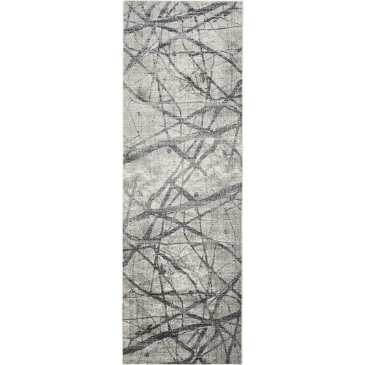 Kano Transitional Rug - 3877F by Feizy in taupe, gray, ivory. Made from polypropylene, polyester in a unique style.