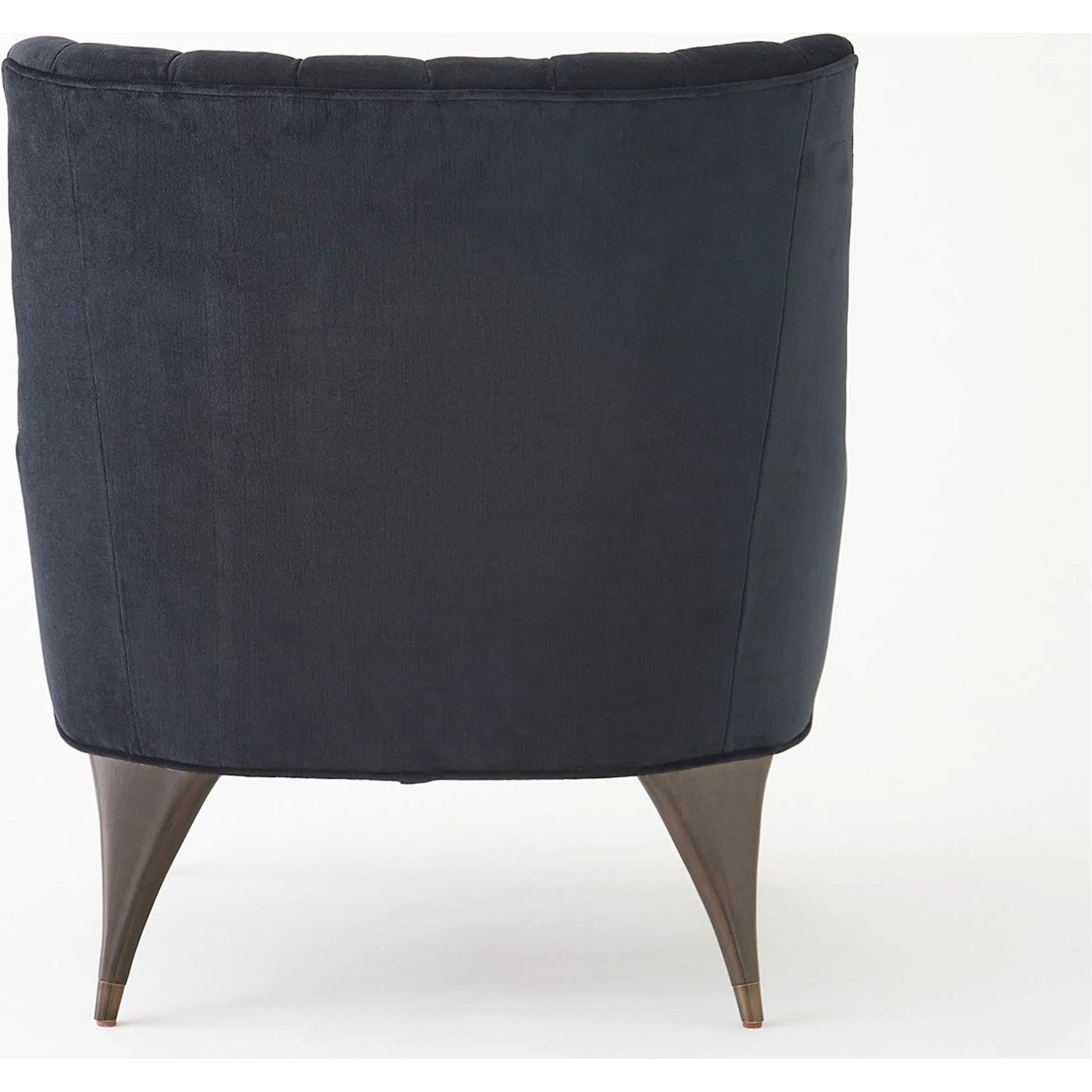 Duncan Chair by Global Views. Made from rubberwood, wood, fabric, 100% cotton velvet made in usa, double rub: 50, 000 in a transitional style.