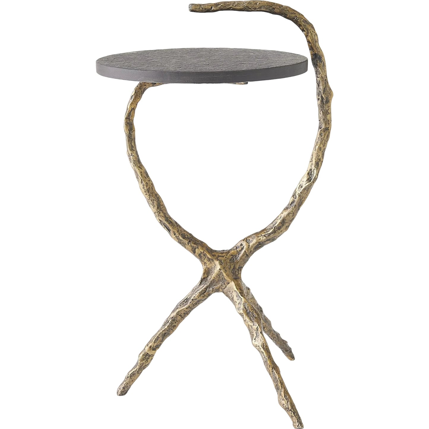 006 SI-2445843 | Primary Silo | Sprig Table by Global Views. Made from cast iron, marble in a rustic style.