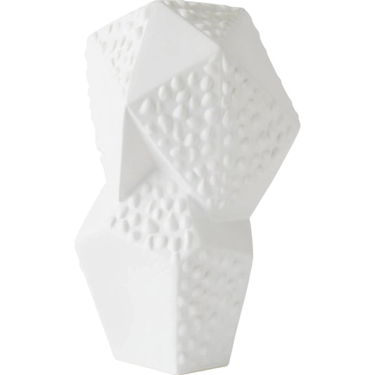 Les Facettes Sculpture by Global Views. Made from ceramic in a modern style.