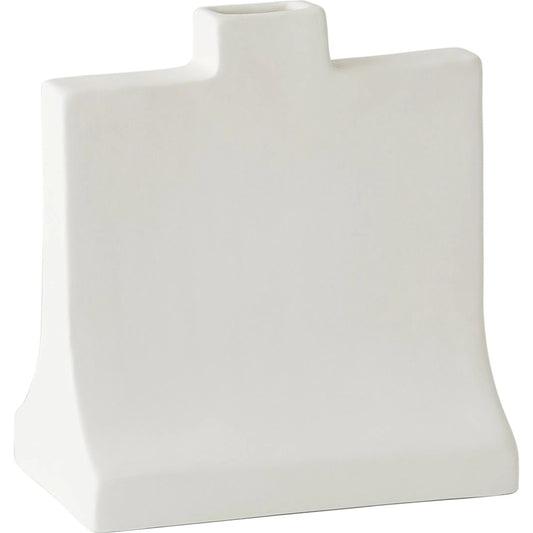 Icon Vase by Global Views in matte white. Made from unique in a modern style.