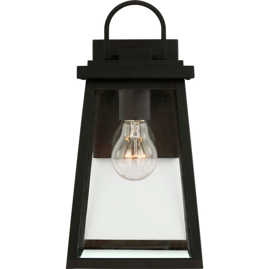 Founders Medium One Light Outdoor Wall Lantern by Visual Comfort & Co.. Made from aluminum in a unique style.