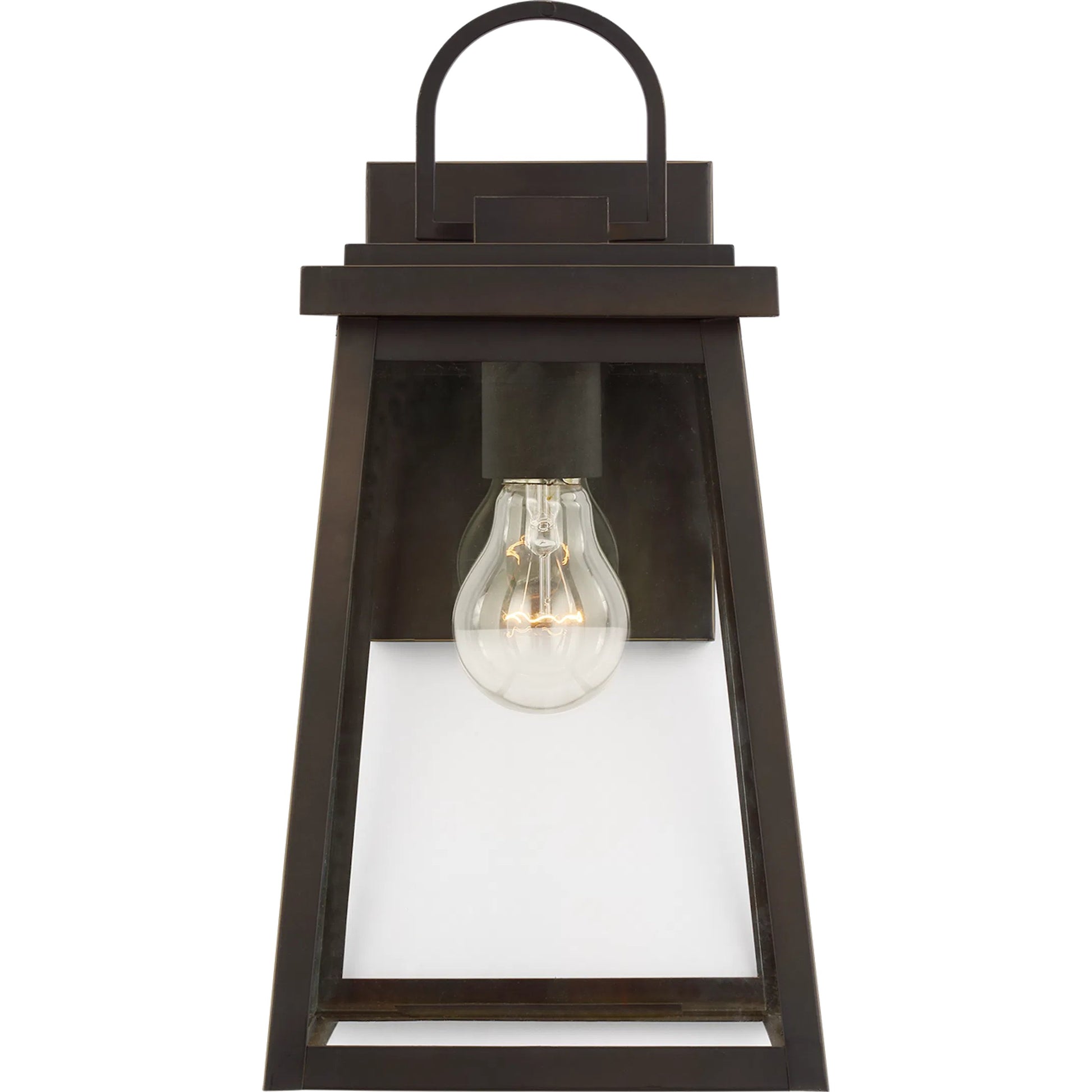 Founders Medium One Light Outdoor Wall Lantern by Visual Comfort & Co.. Made from aluminum in a cottage & farmhouse style.