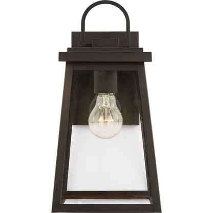 Founders Medium One Light Outdoor Wall Lantern by Visual Comfort & Co.. Made from aluminum in a cottage & farmhouse style.