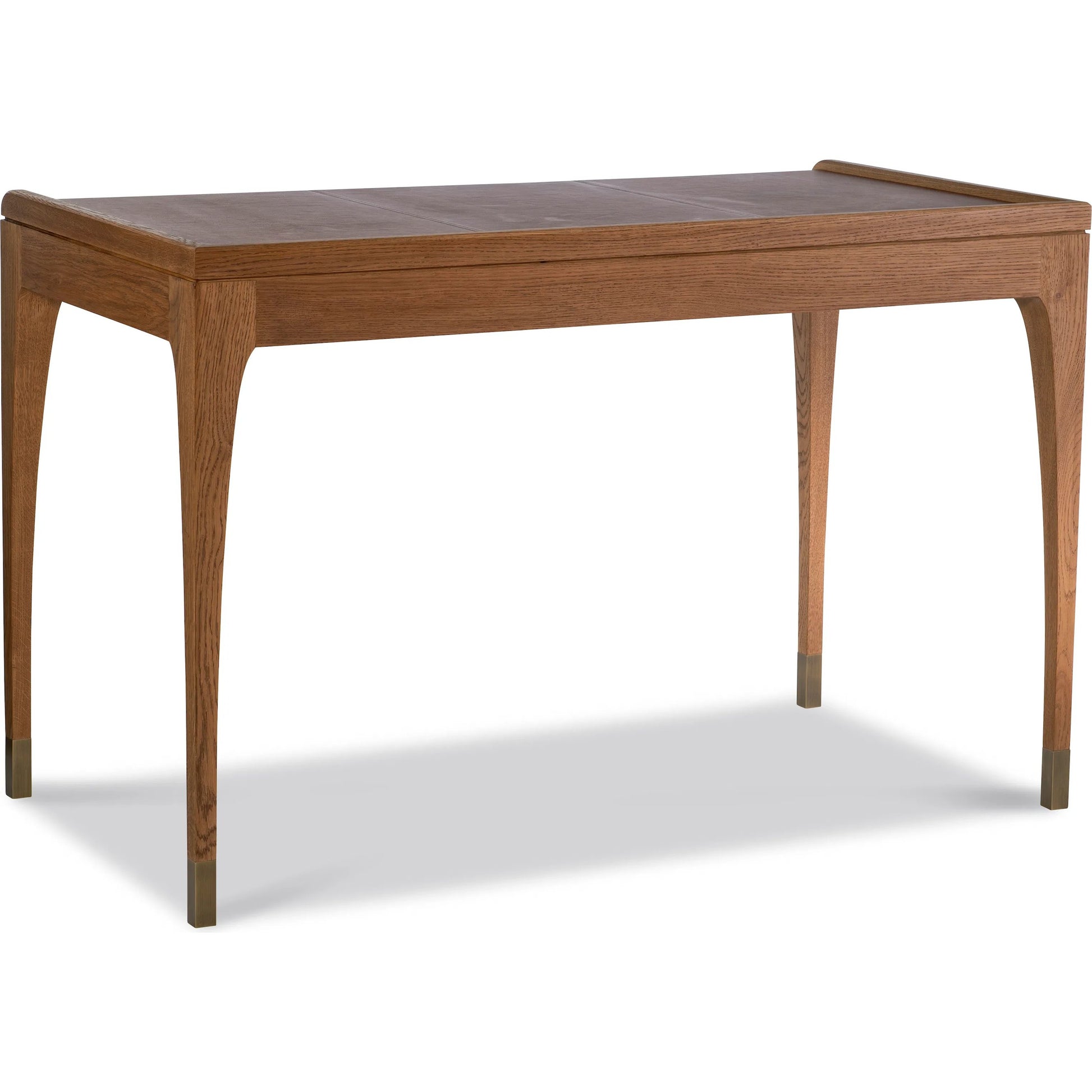 Mackenzie Desk by Maitland-Smith in brass accents. Made from unique in a unique style.