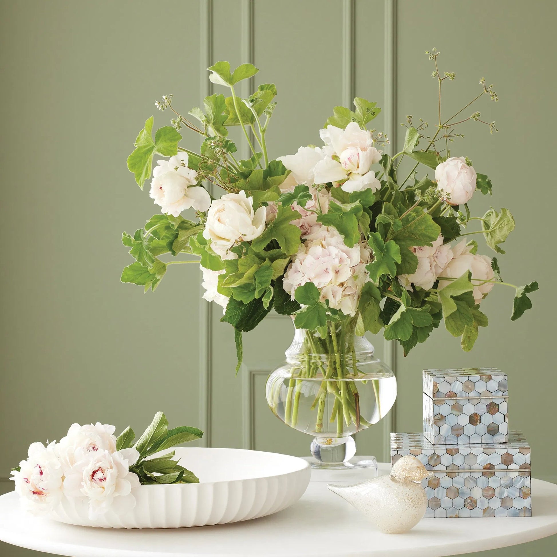 Granilla Glass Bird by Global Views. Made from art glass in a eclectic & global style.