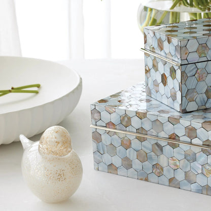 Charleston Hurricane Vase by Global Views. Made from glass in a transitional style.