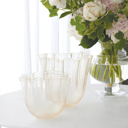 Handkerchief Vase by Global Views. Made from art glass in a eclectic & global style.