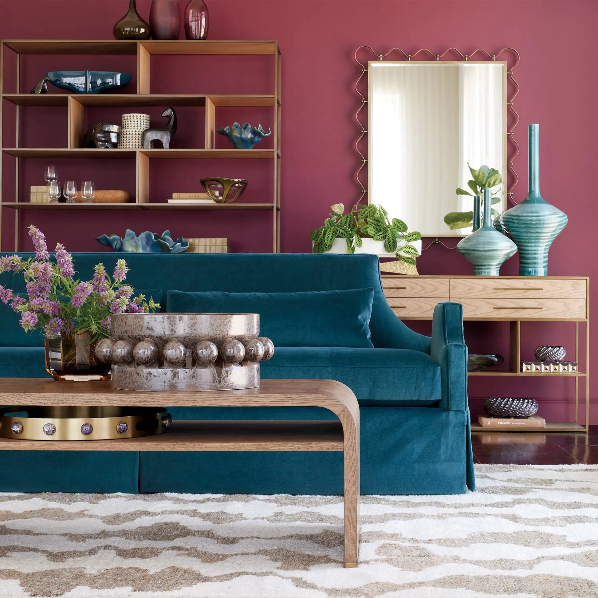 Kokoro Etched Box by Global Views in brass. Made from iron in a eclectic & global style.