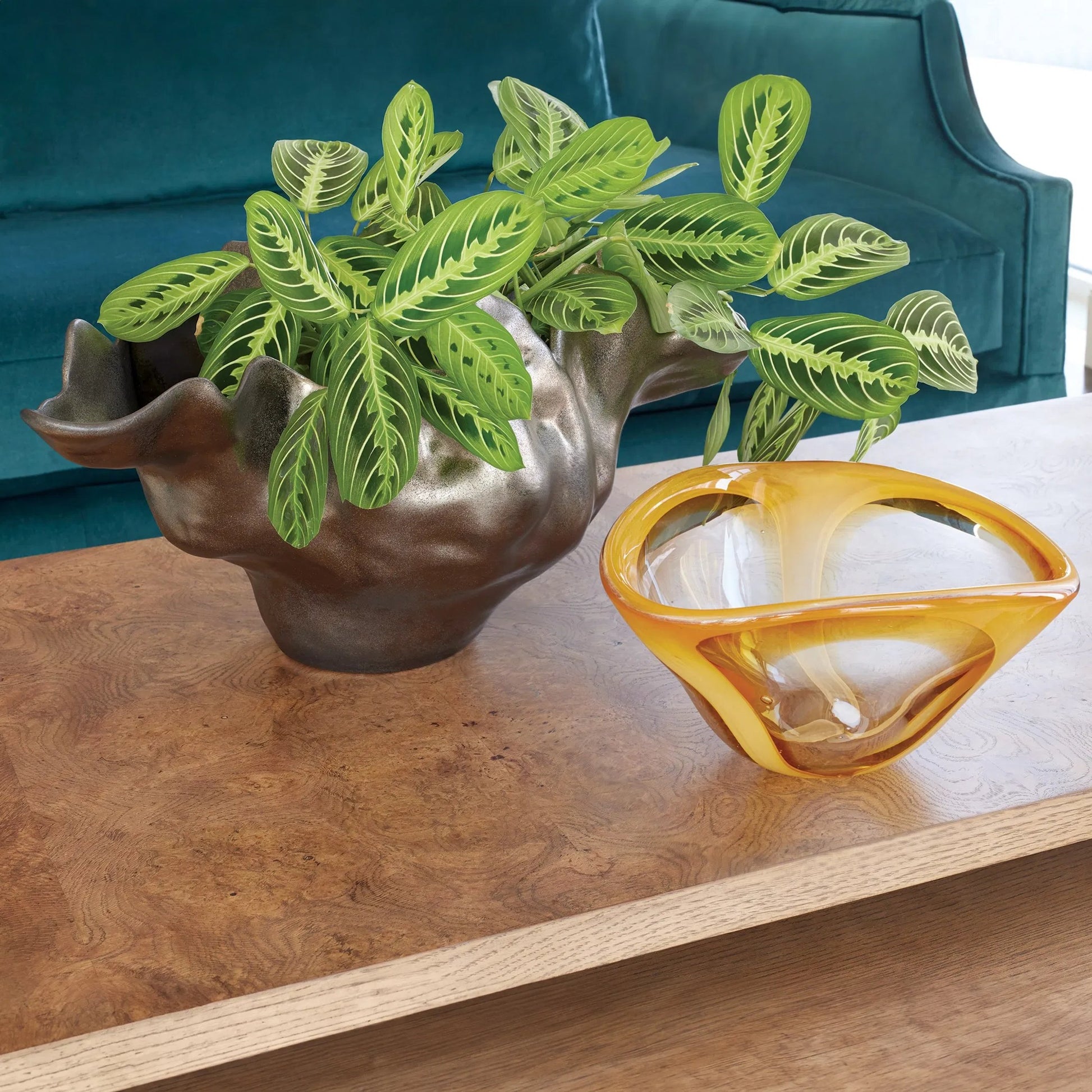 Meteor Bowl by Global Views. Made from ceramic in a coastal style.