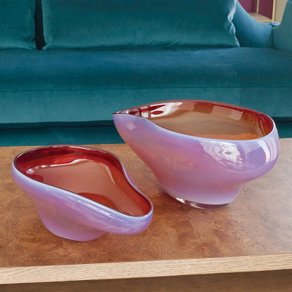 Harmony Bowl by Global Views. Made from art glass in a eclectic & global style.
