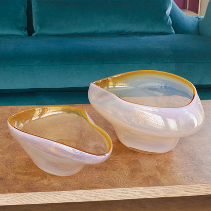 Harmony Bowl by Global Views. Made from art glass in a eclectic & global style.