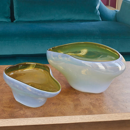 Harmony Bowl by Global Views. Made from art glass in a eclectic & global style.