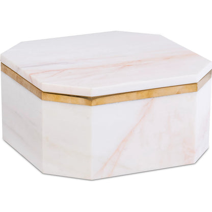 Andros Box Large by Maitland-Smith in satin brass. Made from unique in a unique style.