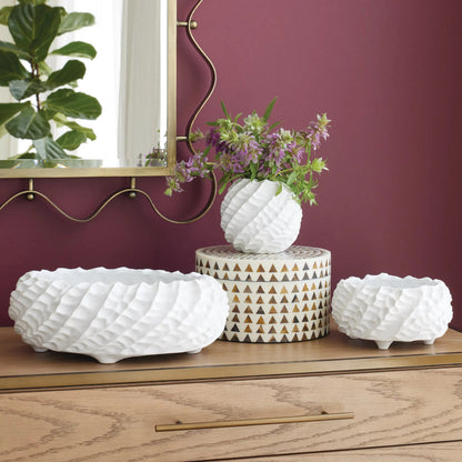 Triangle Round Stripe Box by Global Views. Made from mdf in a eclectic & global style.
