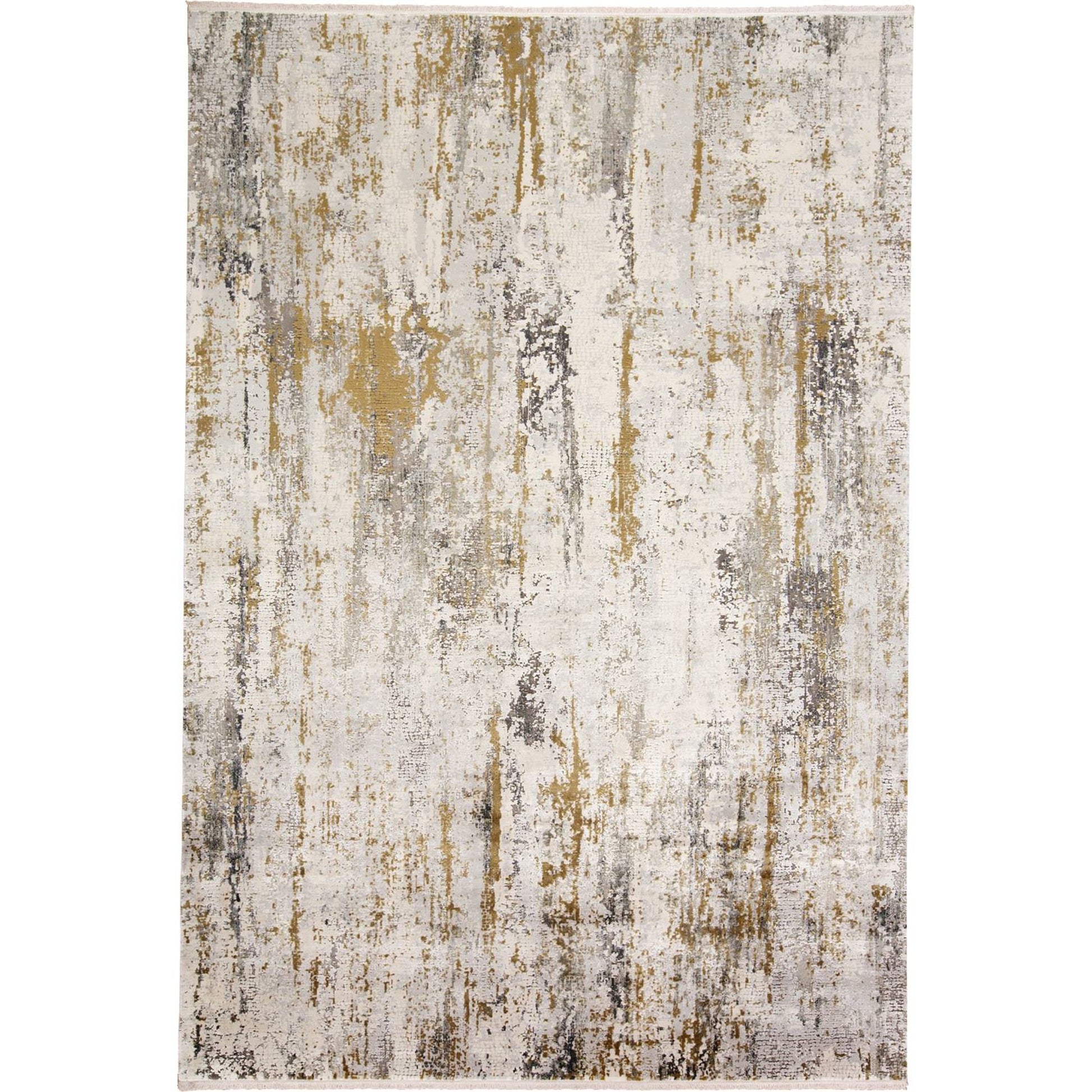 Cadiz Rug - 3887F by Feizy in ivory, gray, gold. Made from viscose, acrylic in a unique style.