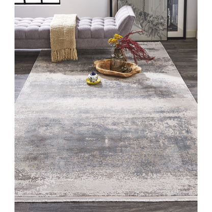 Cadiz Rug - 3888F by Feizy in taupe, gray, silver. Made from viscose, acrylic in a unique style.