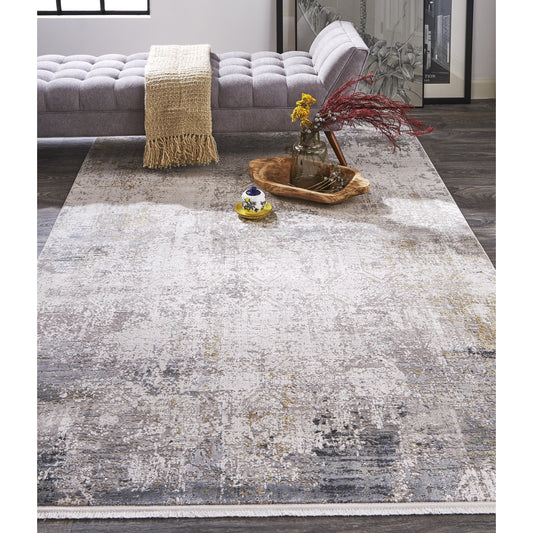 Cadiz Gradient Rug - 3890F by Feizy. Made from viscose, acrylic in a unique style.