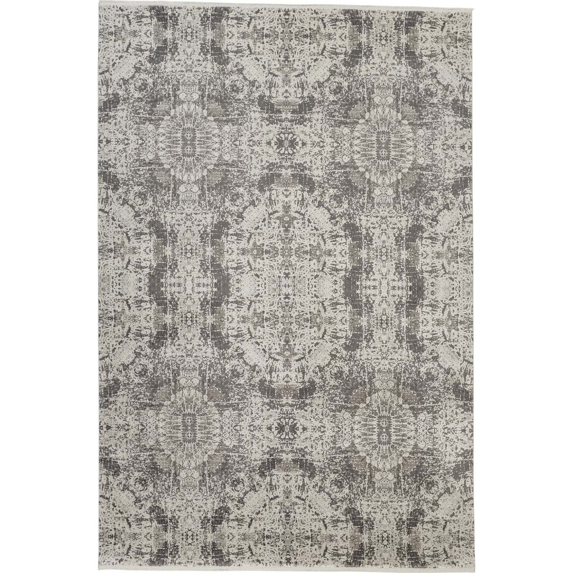 Cadiz Rug - 3989F by Feizy in gray, ivory, taupe. Made from viscose, acrylic in a unique style.