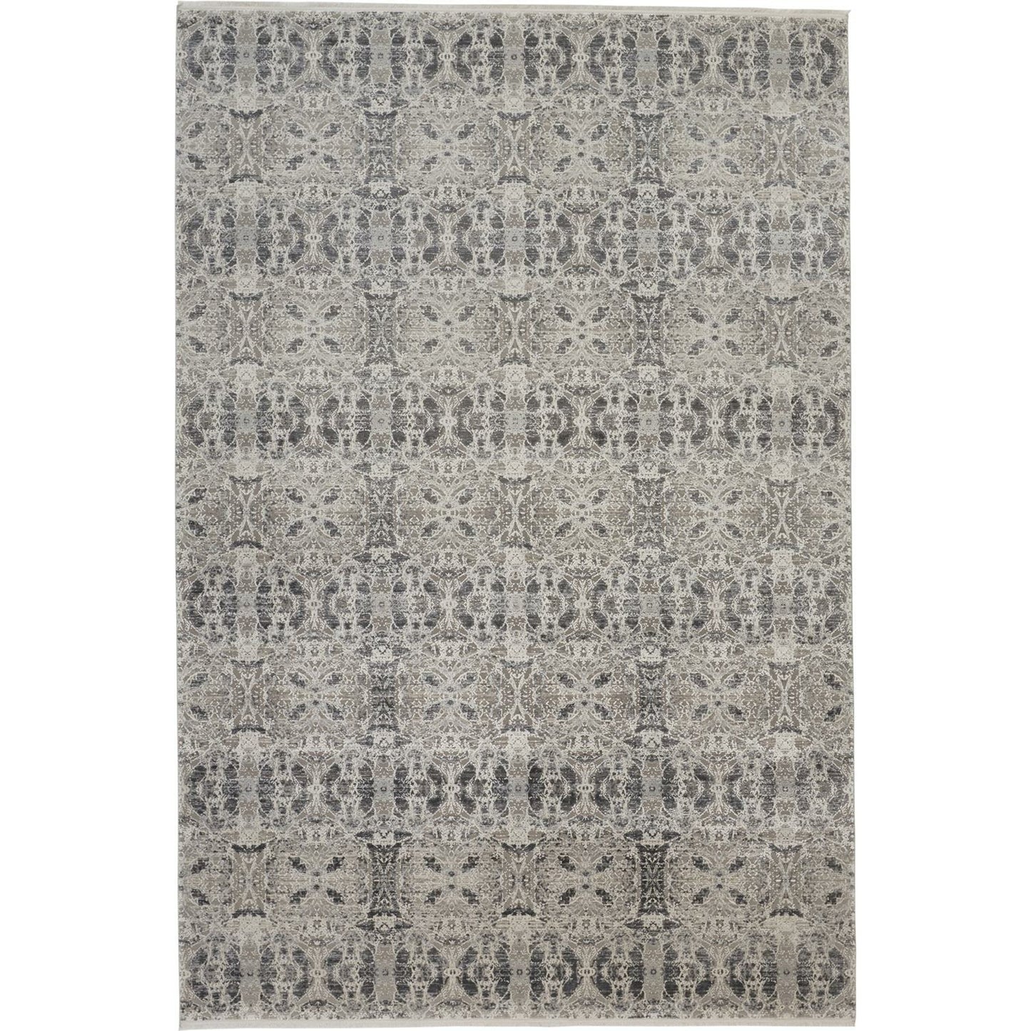 001 SI-1868755,SI-1868756,SI-1868757 | Primary Silo | Cadiz Oriental Rug - 3990F by Feizy in gray, taupe, ivory. Made from viscose, acrylic in a unique style.