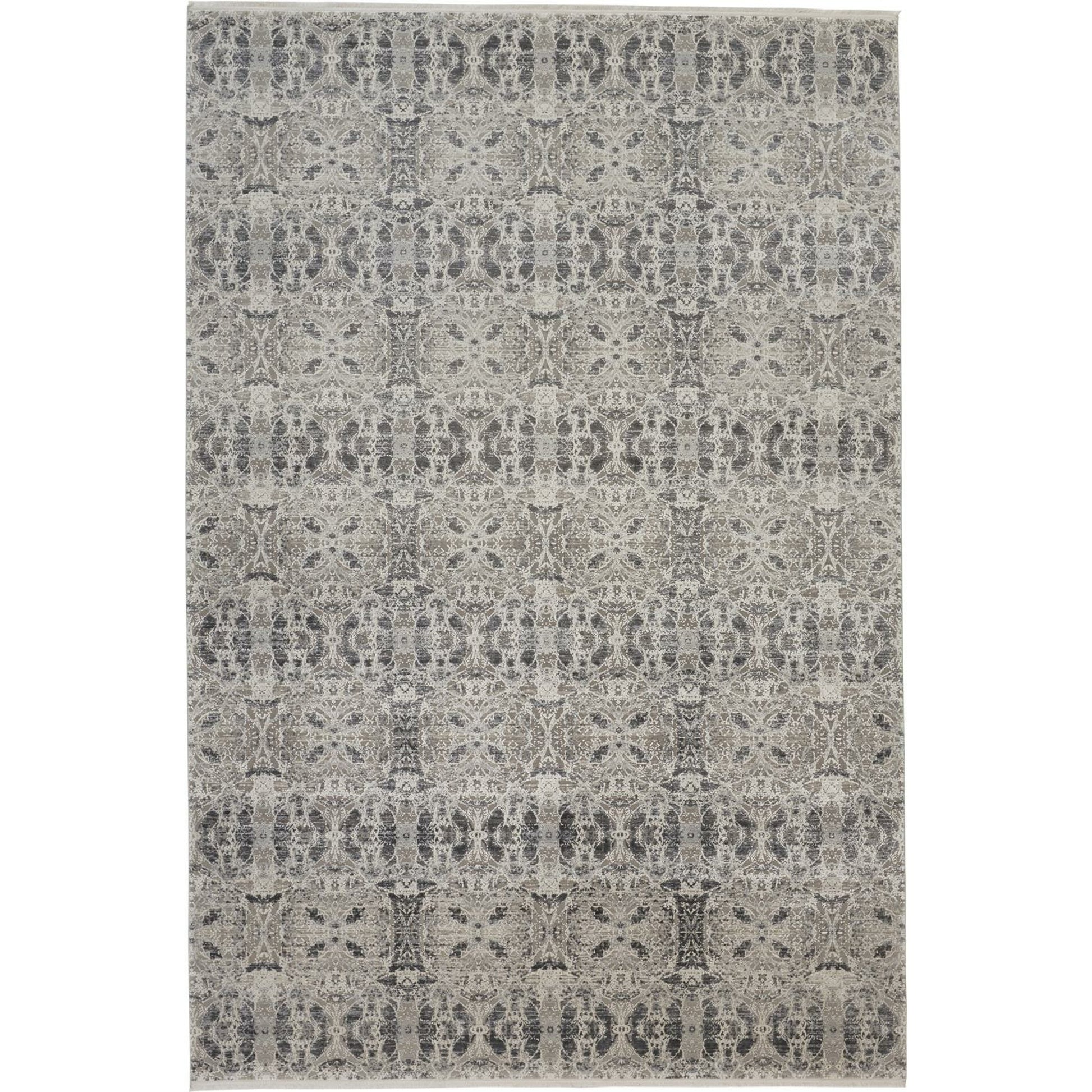 Cadiz Oriental Rug - 3990F by Feizy in gray, taupe, ivory. Made from viscose, acrylic in a unique style.