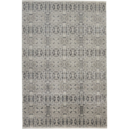 Cadiz Oriental Rug - 3990F by Feizy in gray, taupe, ivory. Made from viscose, acrylic in a unique style.