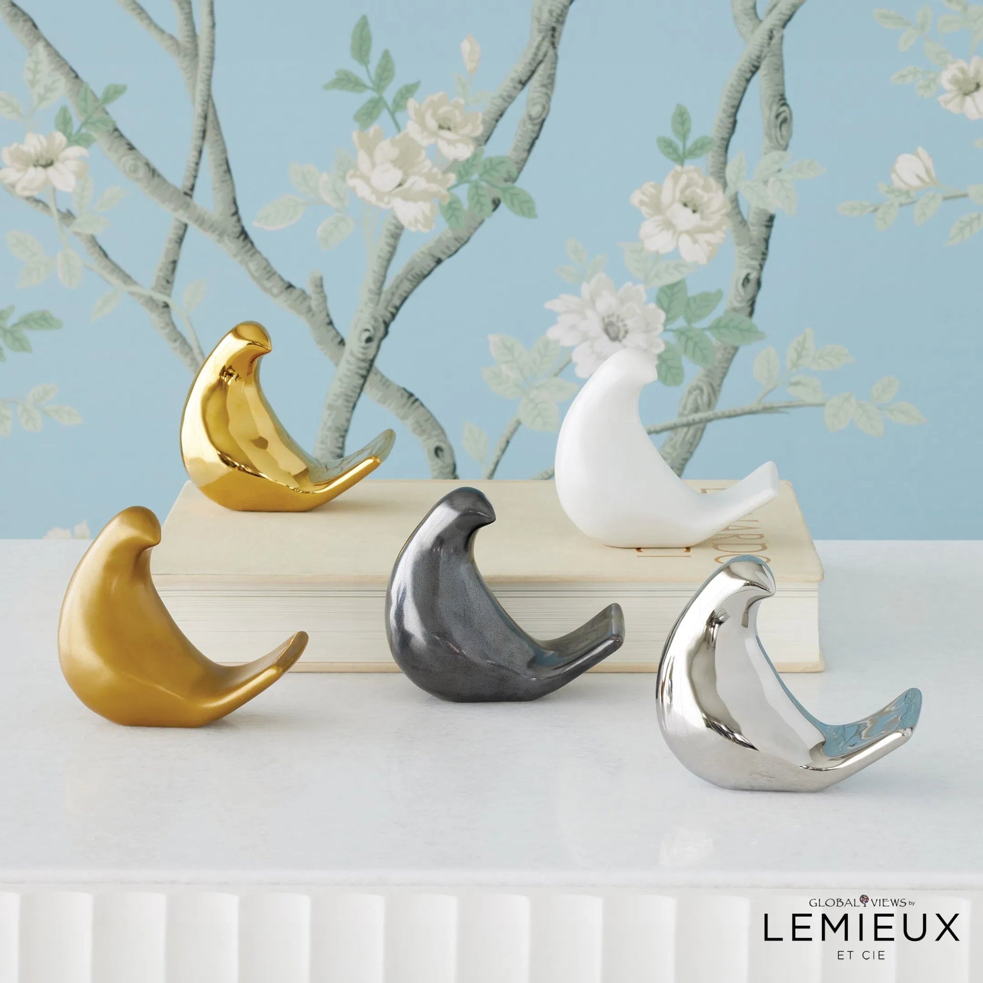 Les Animaux, Moineau by Global Views. Made from ceramic in a modern style.